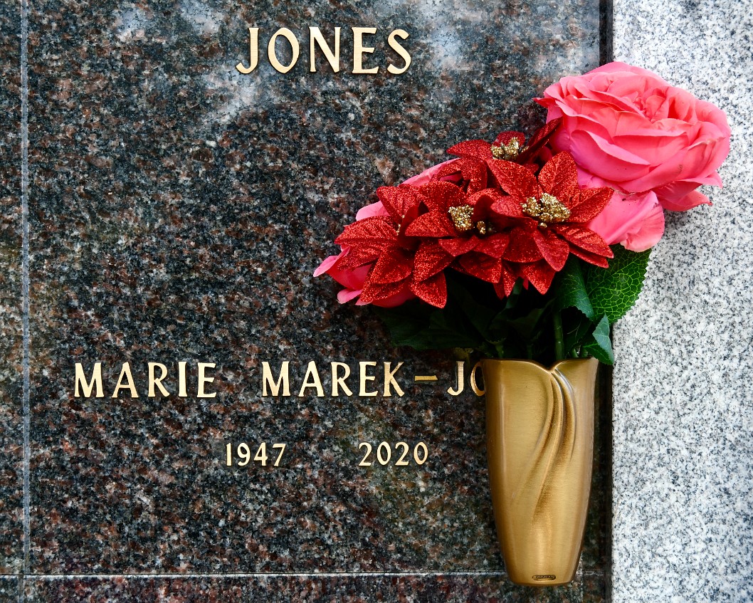 Final Resting Place of Marie Marek-Jones