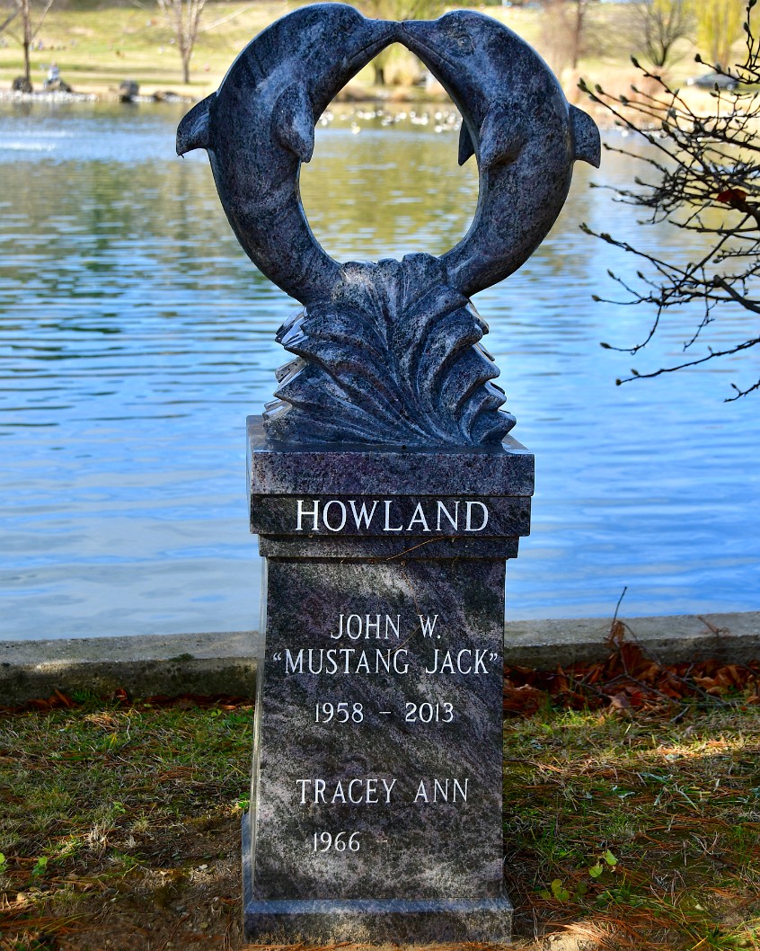Kissing Dolphins on the Mustang Jack Howland Burial