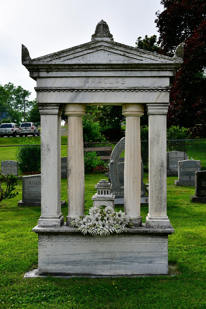 Columns on the Faraclas Memorial Monument