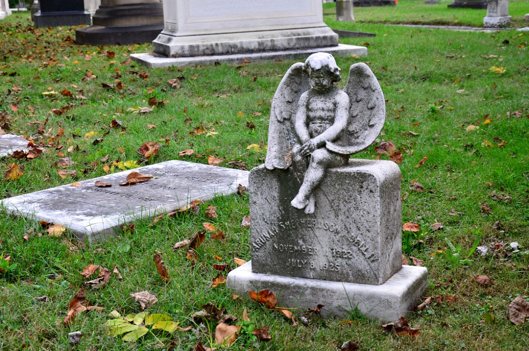 Angel on a 3 Year Old Child's Grave Angel on a 3 Year Old Child's Grave