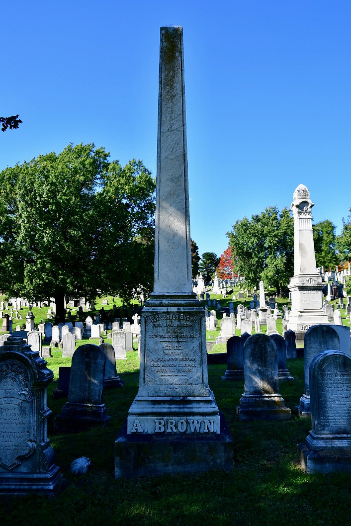 Obelisk for Grace and Alexander Brown
