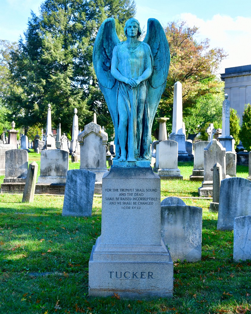 Stoic Angel Above the Tuckers